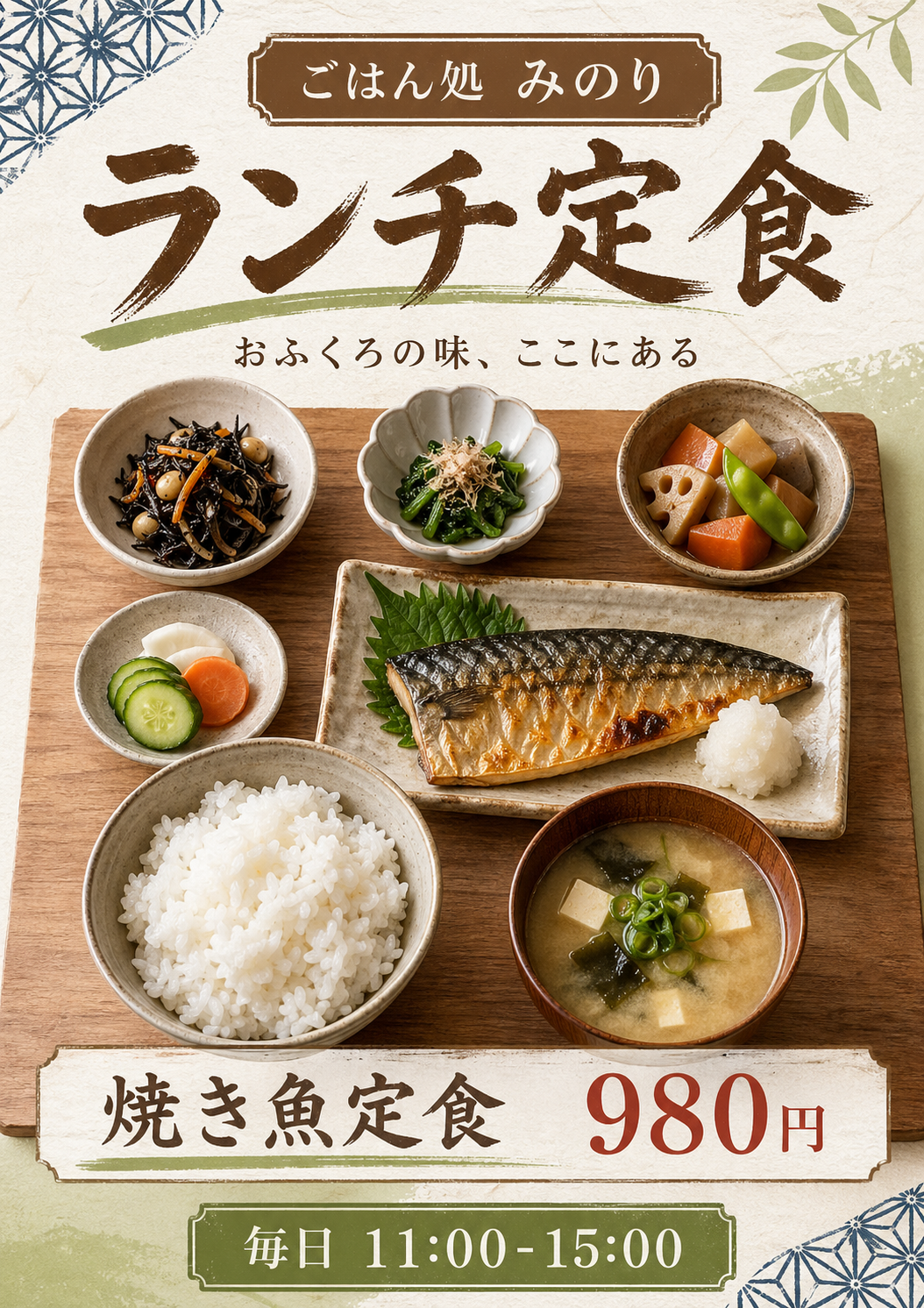 飲食店チラシ 4