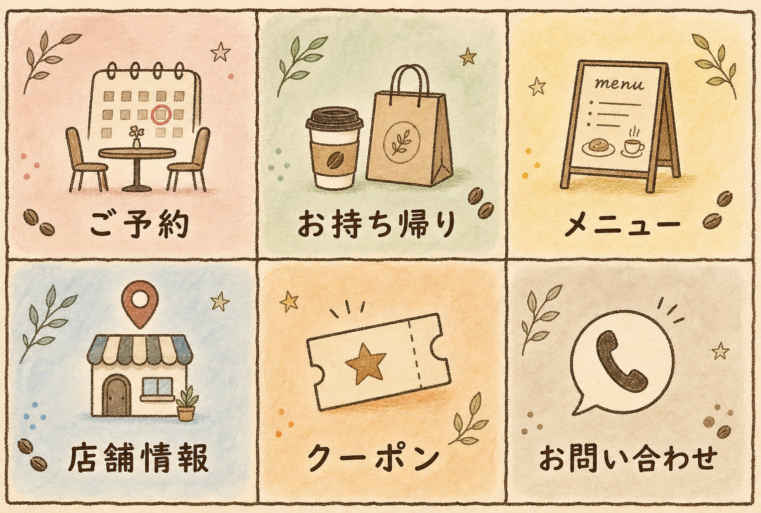 LINEリッチメニュー 1